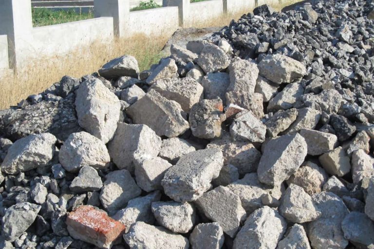 concrete waste