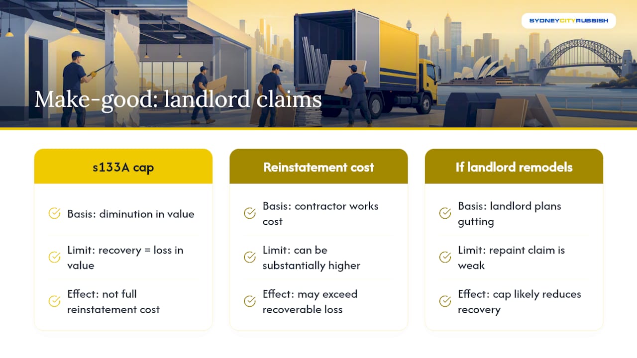 Section 133A diminution cap versus reinstatement cost